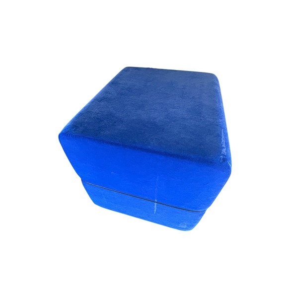 Liberator Esse Positioning Pillow Royal Blue Velvet Microfiber with Travel Bag - Picture 6 of 9